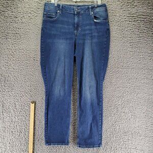 Maurices Jeans Womens Size 16W Blue High Rise Curvy Stretch Denim 5-Pocket